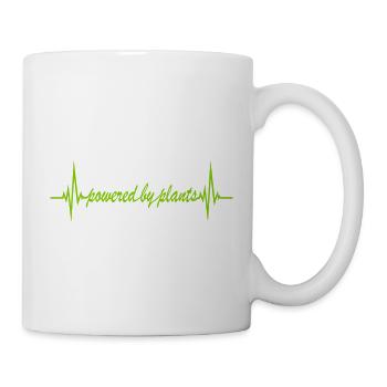 Powered by plants - Tasse - Weiß - Rechts