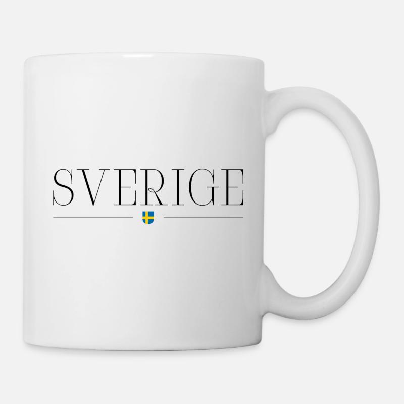 Suède - Mug blanc - blanc