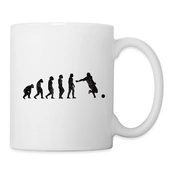 Football Football Player Evolution Football Coach - Mug - white - Right