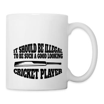 Cricket Team Cricket Gift Cricket Fan Dicton - Mug blanc - blanc - Droite
