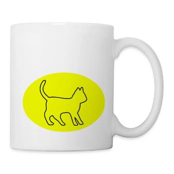Chat - Mug blanc - blanc - Droite