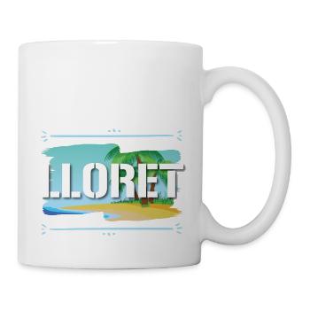 Lloret De Mar - Tasse - Weiß - Rechts
