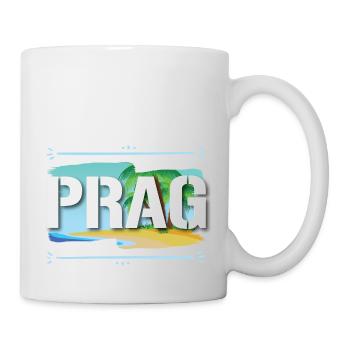 Prag - Tasse - Weiß - Rechts