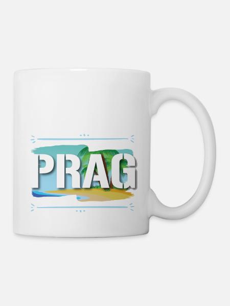 Prag - Tasse - Weiß