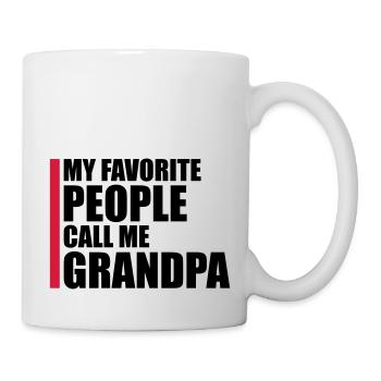People Call Me Grandpa - Mug - white - Right