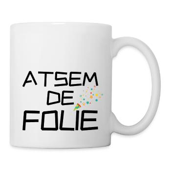 ATSEM de folie - Mug blanc - blanc - Droite