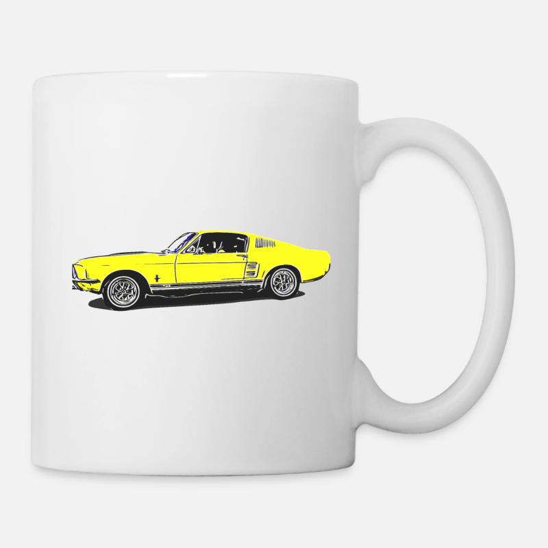 Auto - Tasse - Weiß