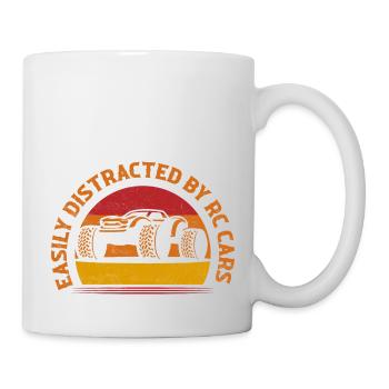 Easily Distracted By RC Cars Remote Control Model - Mug - white - Right