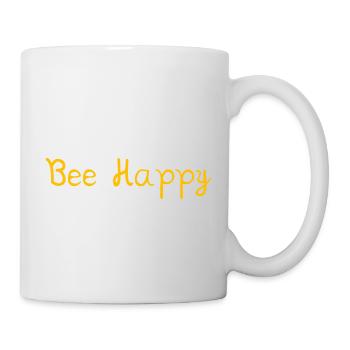 Don't Worry Bee Happy 27 - Mug - white - Right