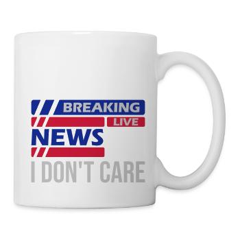 Les dernières nouvelles ne le font pas - Mug blanc - blanc - Droite
