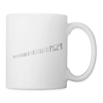 Leveling up big brother - Tasse - Weiß - Rechts