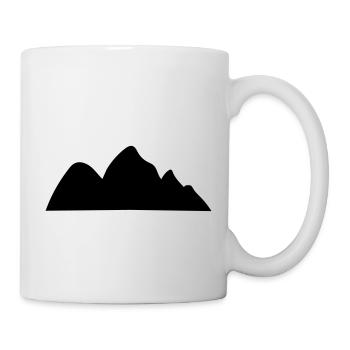Berge Berg Gebirge Mountain 12 Zeichenfläche 13 - Tasse - Weiß - Rechts
