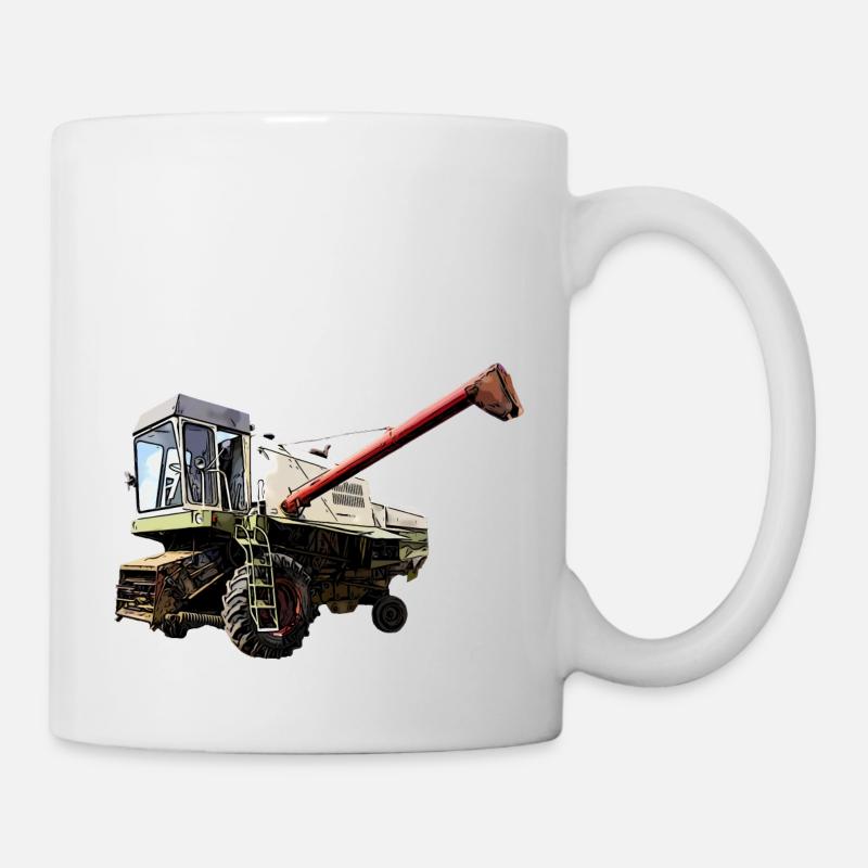 E512 Fortschritt Mähdrescher der DDR IFA - Tasse - Weiß