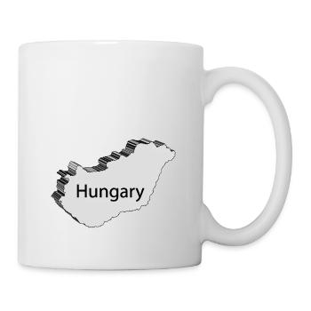 Hungary 3D Map - Mug - white - Right
