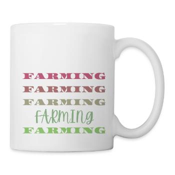 Landwirtschaft - Tasse - Weiß - Rechts