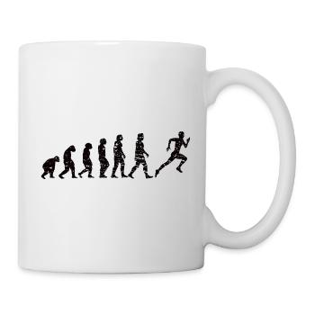 Jogging course course course fit jogging cardio - Mug blanc - blanc - Droite