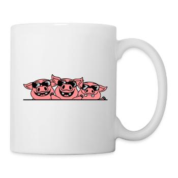 Crew Sunglasses Cool Pigs - Mug - white - Right