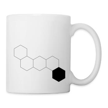 Raute - Tasse - Weiß - Rechts