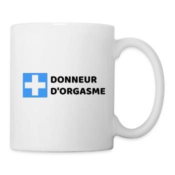 donneur d’orgasme. american pie stifler humour - Mug blanc - blanc - Droite