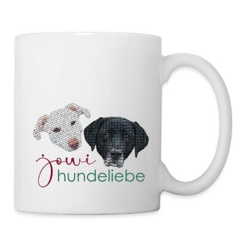 jowi hundeliebe köpfe - Tasse - Weiß - Rechts