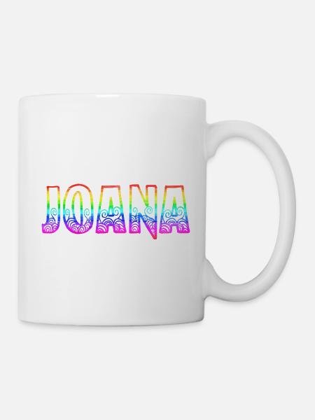 joana rs regenbogen - Tasse - Weiß
