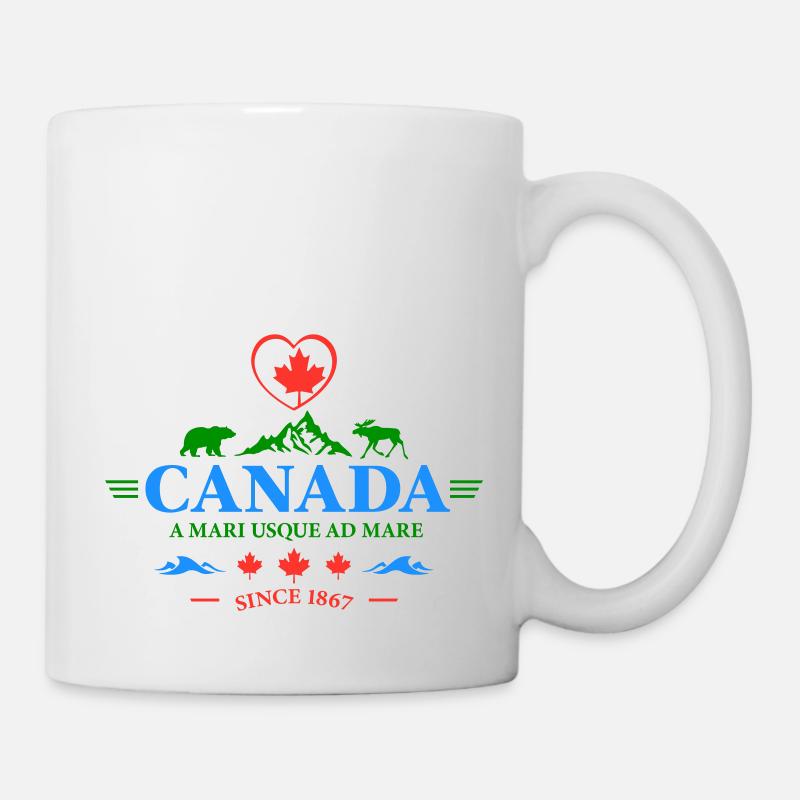 Kanada Vancouver Montreal Toronto Maple Leaf Bären - Tasse - Weiß