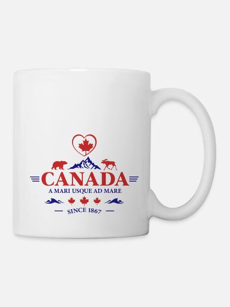 Canada Vancouver Montréal Toronto Maple Leaf Bears - Mug blanc - blanc