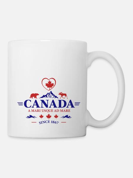 Canada Vancouver Montréal Toronto Maple Leaf Bears - Mug blanc - blanc