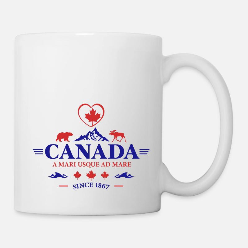 Kanada Vancouver Montreal Toronto Maple Leaf Bären - Tasse - Weiß