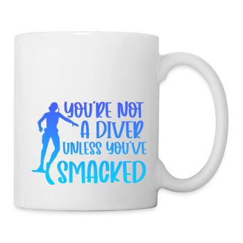 Vous n’êtes pas un plongeur à moins d’avoir frappé 3 - Mug blanc - blanc - Droite