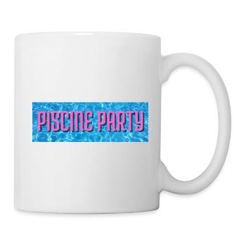 piscine party - Mug blanc - blanc - Droite