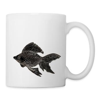 Poisson - Mug blanc - blanc - Droite