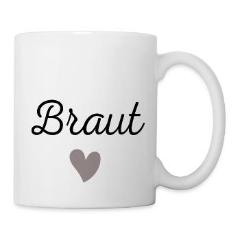 Braut - Hochzeit - Tasse - Weiß - Rechts