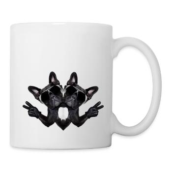 Abstract dog - Mug - white - Right