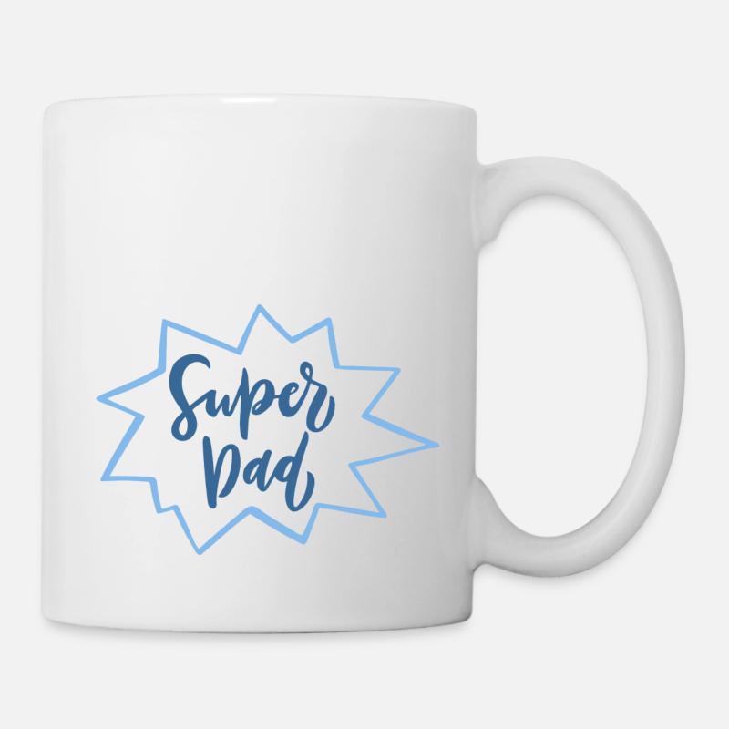 Super-Papa - Tasse - Weiß