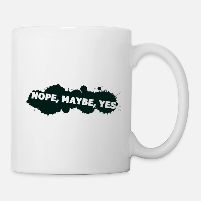 nope maybe yes - Mug - white