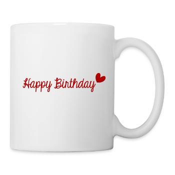 JAHRESTAG. ALLES GUTE ZUM GEBURTSTAG!. ALLES GUTE ZUM GEBURTSTAG! - Tasse - Weiß - Rechts