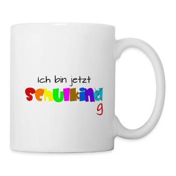 Einschulung Spruch - Tasse - Weiß - Rechts
