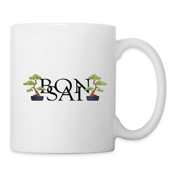 bonsai nebari yamadori japan bonsai garden - Mug - white - Right