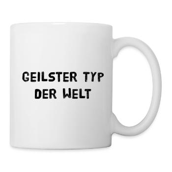 Geilster Typ der Welt - Tasse - Weiß - Rechts