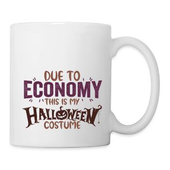 Due To Economy This is my halloween costume - Mug - white - Right