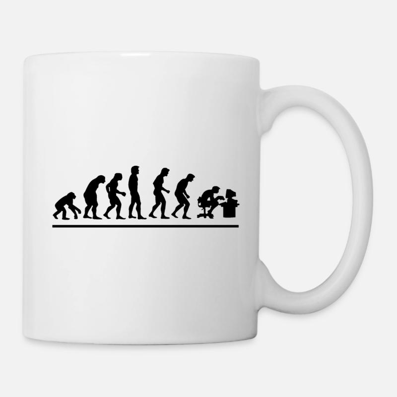 Évolution geek - Mug blanc - blanc