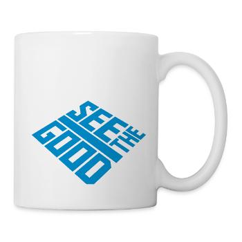 see the good Zitat - Tasse - Weiß - Rechts
