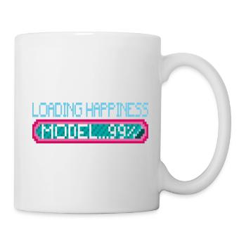 MODÈLE DE BONHEUR - Mug blanc - blanc - Droite