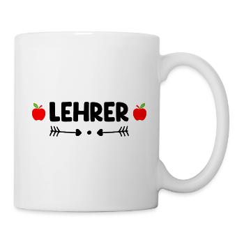 Lehrer - Tasse - Weiß - Rechts