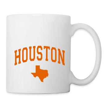 houston karte umriss - Tasse - Weiß - Rechts