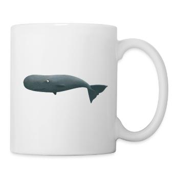 The funny sperm whale - Mug - white - Right