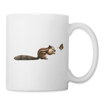 small chipmunk - Mug - white - Right