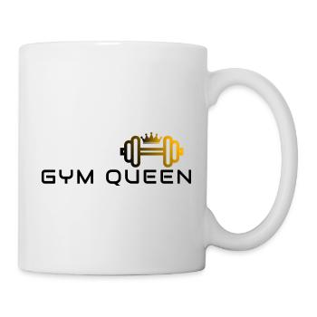 GYM QUEEN - Gym Motivation and Fitness Designs - Mug - white - Right