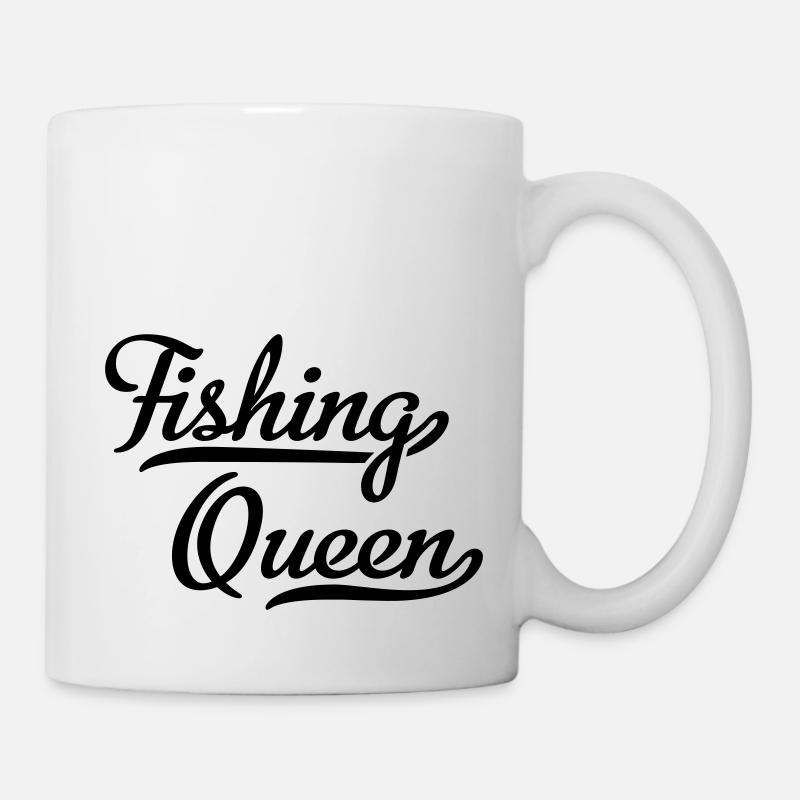 angeln - Tasse - Weiß